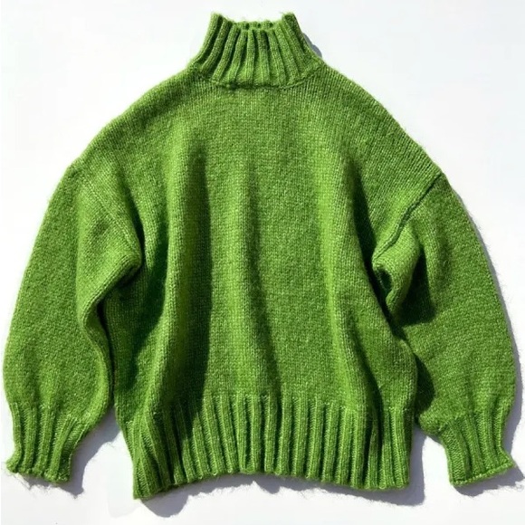 Lisa Says Gah Sweaters - Lisa Says Gah Cece Turtleneck - Fern